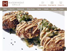 Tablet Screenshot of mwaterfrontgrille.com